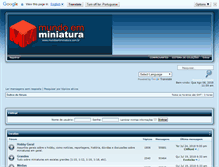 Tablet Screenshot of mundoemminiatura.com.br